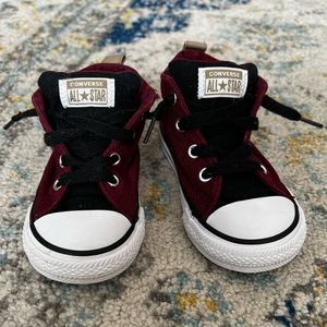 Maroon Converse